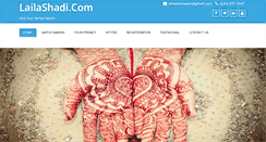 Desktop Screenshot of lailashadi.com