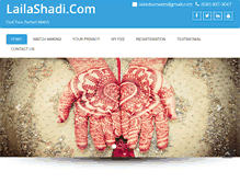 Tablet Screenshot of lailashadi.com